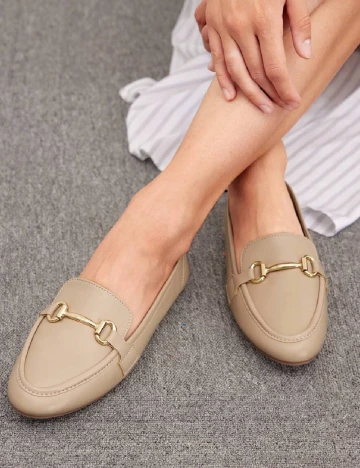 Mocasini SHEIN, crem