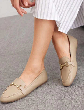 Mocasini SHEIN, crem