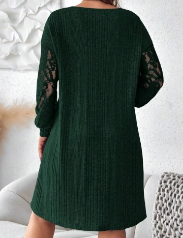 Rochie scurta SHEIN CURVE, verde