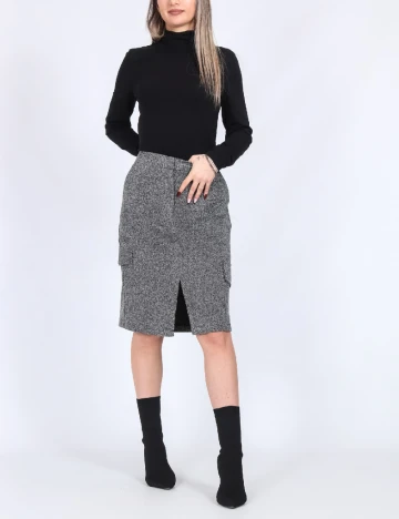 Fusta Vero Moda, gri