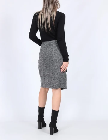 Fusta Vero Moda, gri