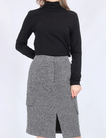Fusta Vero Moda, gri