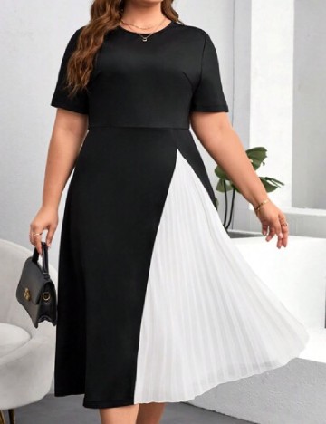 Rochie medie SHEIN CURVE, negru
