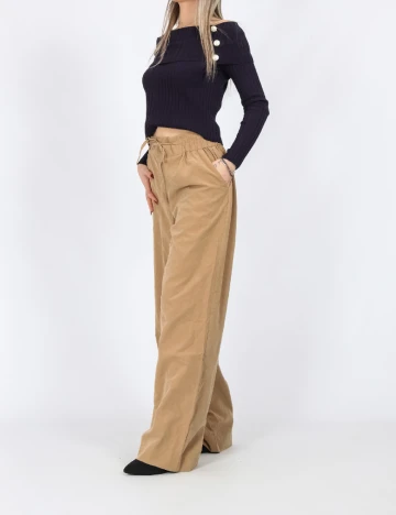 Pantaloni Vero Moda, maro