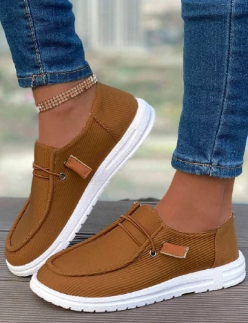 Mocasini SHEIN, maro