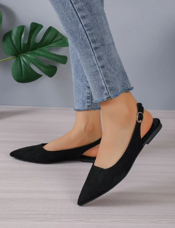 Balerini SHEIN, negru Negru