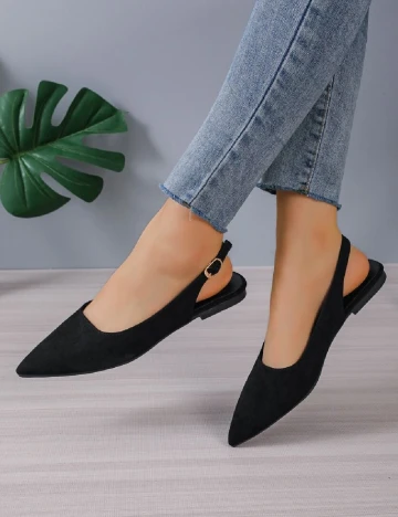 Balerini SHEIN, negru Negru