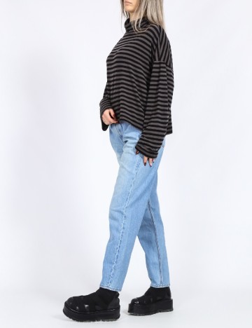 Bluza Vero Moda, negru/gri