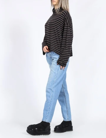 Bluza Vero Moda, negru/gri
