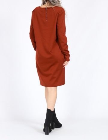 Rochie scurta Vero Moda, caramiziu
