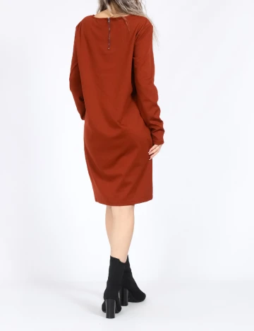 Rochie scurta Vero Moda, caramiziu