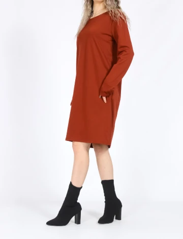 Rochie scurta Vero Moda, caramiziu