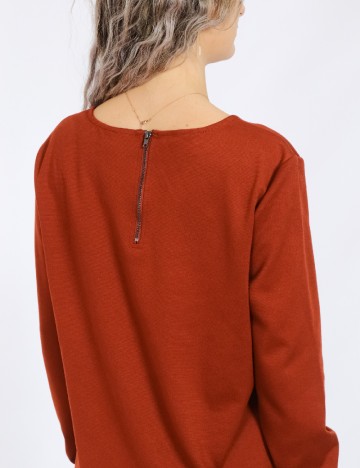 Rochie scurta Vero Moda, caramiziu