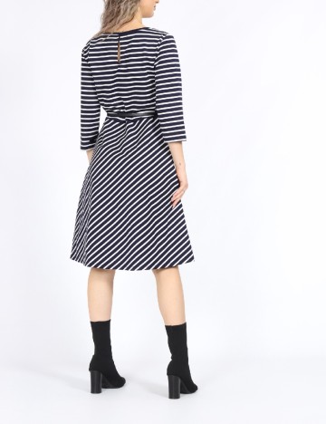 Rochie medie Vero Moda, alb/albastru