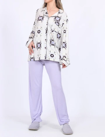 Bluza de pijama Vero Moda, crem
