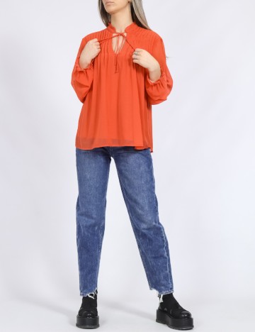 Bluza Vero Moda, portocaliu