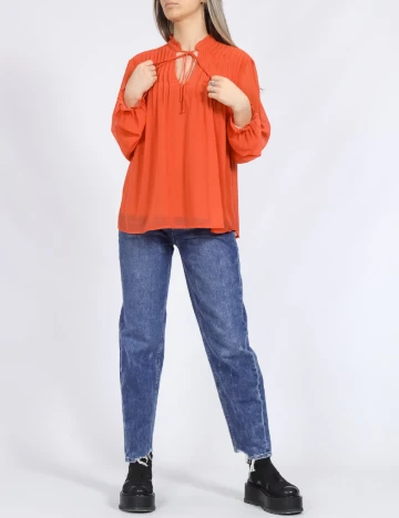 Bluza Vero Moda, portocaliu