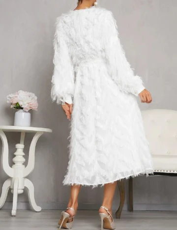 Rochie medie SHEIN, alb