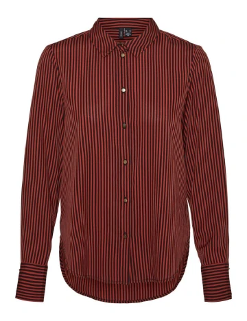 Camasa Vero Moda, caramiziu