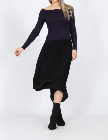 Bluza Only, bleumarin
