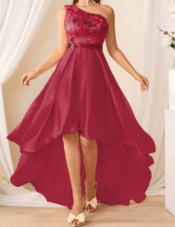 Rochie medie SHEIN, rosu