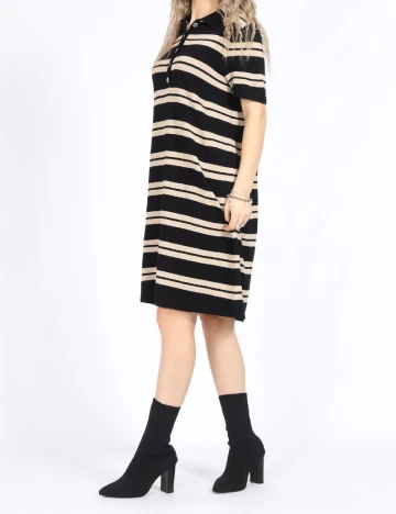Rochie scurta Vero Moda, negru/crem