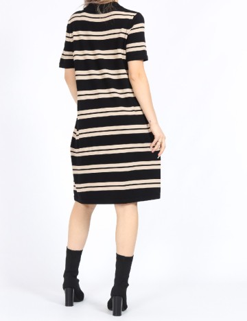 Rochie scurta Vero Moda, negru/crem