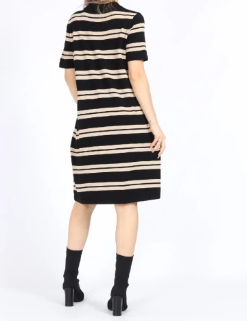 Rochie scurta Vero Moda, negru/crem