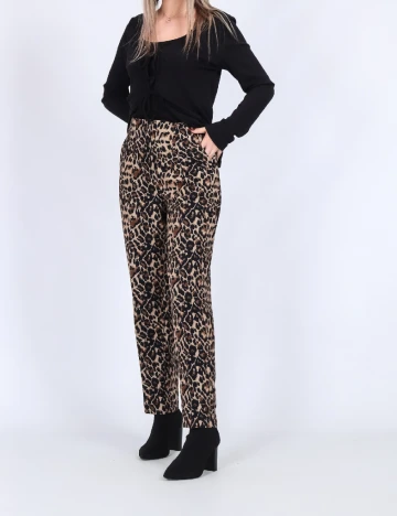 Pantaloni Only, animal print