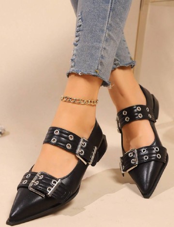 
						Balerini SHEIN, negru