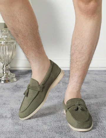 Mocasini SHEIN, verde Verde