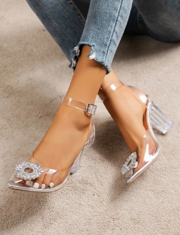 
						Pantofi SHEIN, transparent