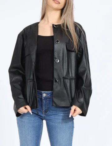 Jacheta Only, negru Negru