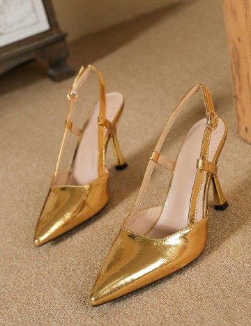 Pantofi SHEIN, auriu