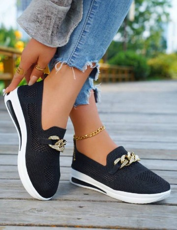 Mocasini SHEIN, negru