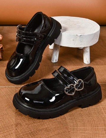 Pantofi Shein Kids, negru
