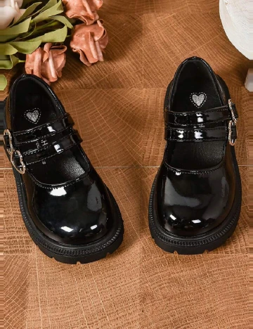 Pantofi Shein Kids, negru