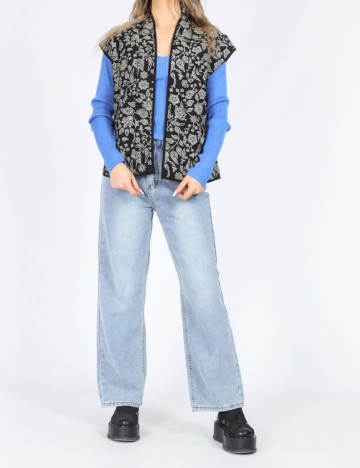 
						Vesta reversibila Only, alb/negru