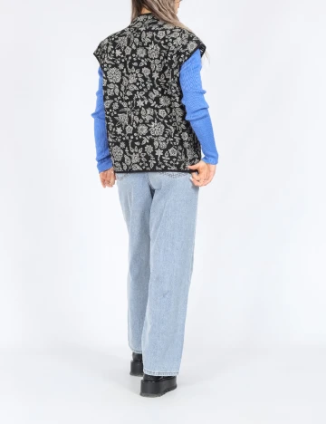 Vesta reversibila Only, alb/negru