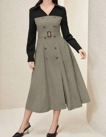 Rochie medie SHEIN, gri