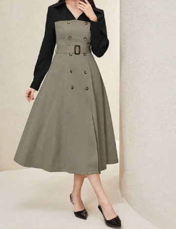 Rochie medie SHEIN, gri