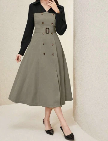 Rochie medie SHEIN, gri