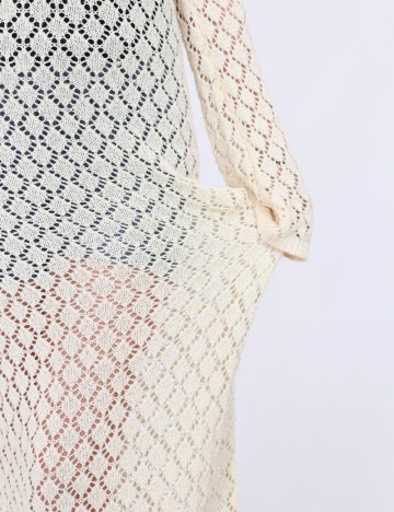 Rochie lunga Noisy May, crem