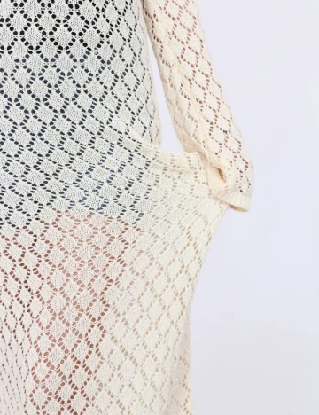 Rochie lunga Noisy May, crem