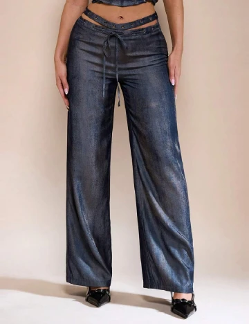 Pantaloni SHEIN, albastru