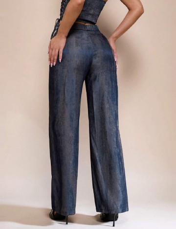 Pantaloni SHEIN, albastru