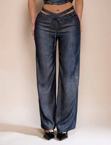Pantaloni SHEIN, albastru