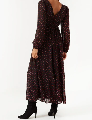 Rochie lunga Only, negru