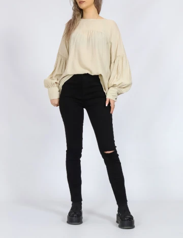 Bluza Only, crem Crem