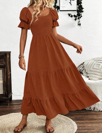 
						Rochie lunga SHEIN, maro